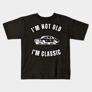 I'm Not Old I'm Classic Featuring a Classic Car Kids T-Shirt